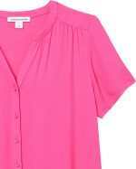 Essentials Women's Short-Sleeve Woven Blouse - Image 6